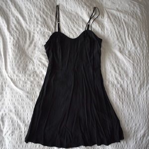 Kimchi Blue Black Mini Skater Dress